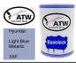 Preview: Hyundai, Light Blue Metallic, XAF: 500ml Lackdose, von ATW Autoteile West.